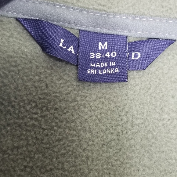 Lands' End Mens Fleece Jacket Size Medium 38-40 - Picture 3 of 4